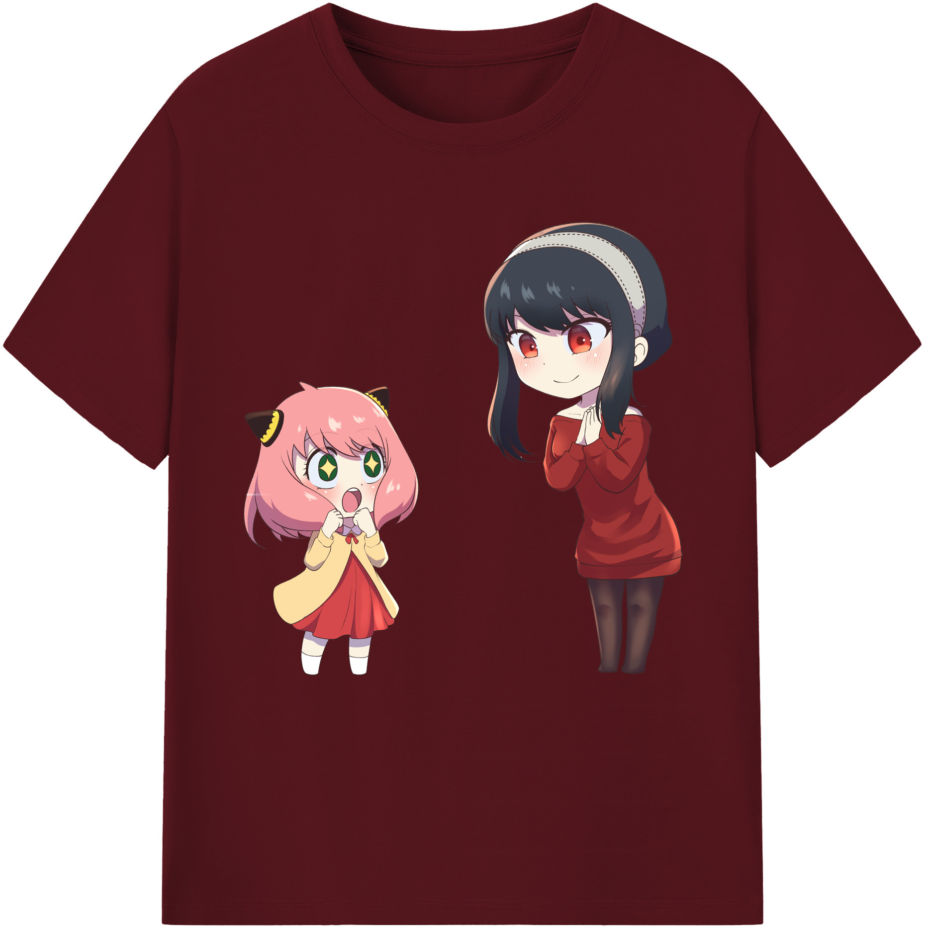（画像用） SPY×FAMILY间谍家家酒 綿100％半袖Tシャツ（フロントプリント）